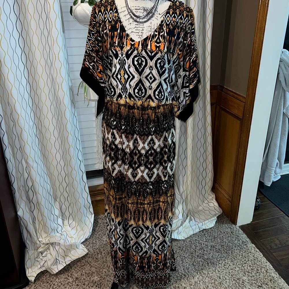 Beautiful Kimono Style Maxi Sun Dress.